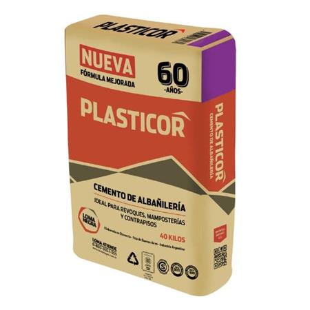 Plasticor Cemento Al. 40kgs.