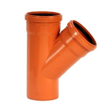 Ramal Simple 45°mh160mm 160mm. X 3.9mm.